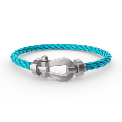 Miro FORCE LARGE HORSESHOE NO DIAMOND BRACELET SILVER