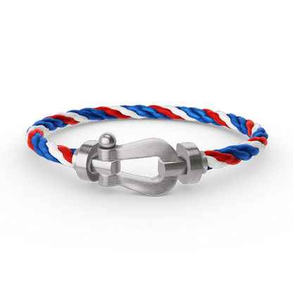 Miro FORCE LARGE HORSESHOE NO DIAMOND BRACELET SILVER