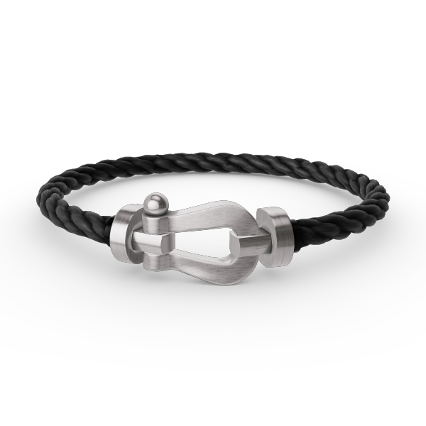 Miro FORCE LARGE HORSESHOE NO DIAMOND BRACELET SILVER
