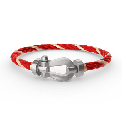 Miro FORCE LARGE HORSESHOE NO DIAMOND BRACELET SILVER