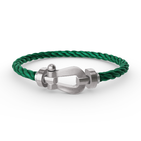 Miro FORCE LARGE HORSESHOE NO DIAMOND BRACELET SILVER