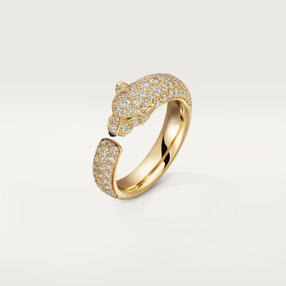 Miro PANTHERE PINK GOLD DIAMOND RING