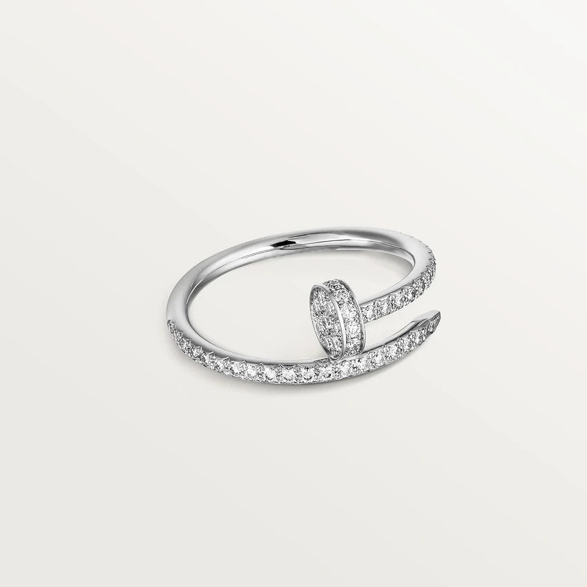 Miro JUSTE RING 1.8MM SILVER DIAMONDS