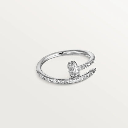 Miro JUSTE RING 1.8MM SILVER DIAMONDS
