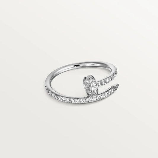 Miro JUSTE RING 1.8MM SILVER DIAMONDS