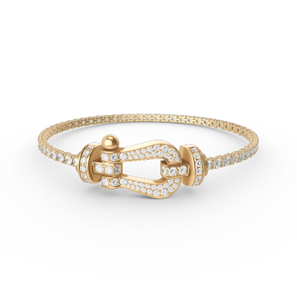 Miro FORCE  LARGE HORSESHOE FULL DIAMOND TENNIS BRACELET