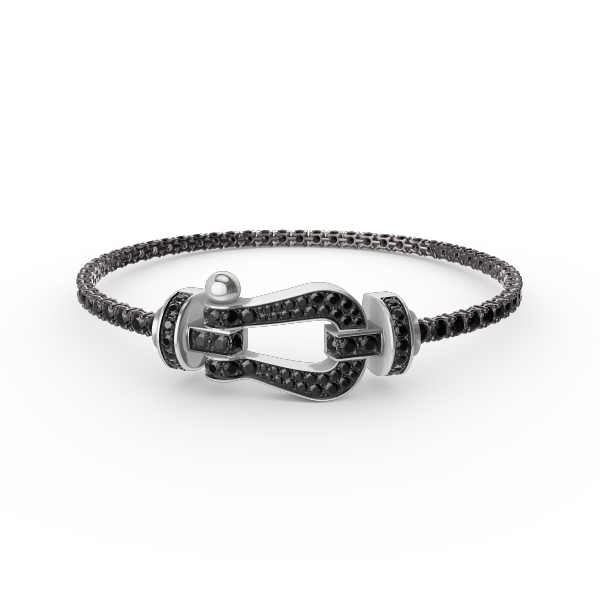 Miro FORCE  LARGE HORSESHOE FULL DIAMOND TENNIS BRACELET