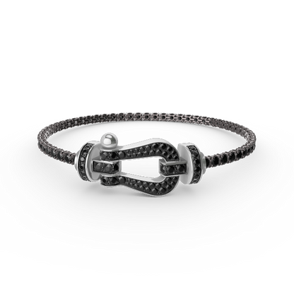 Miro FORCE  LARGE HORSESHOE FULL DIAMOND TENNIS BRACELET